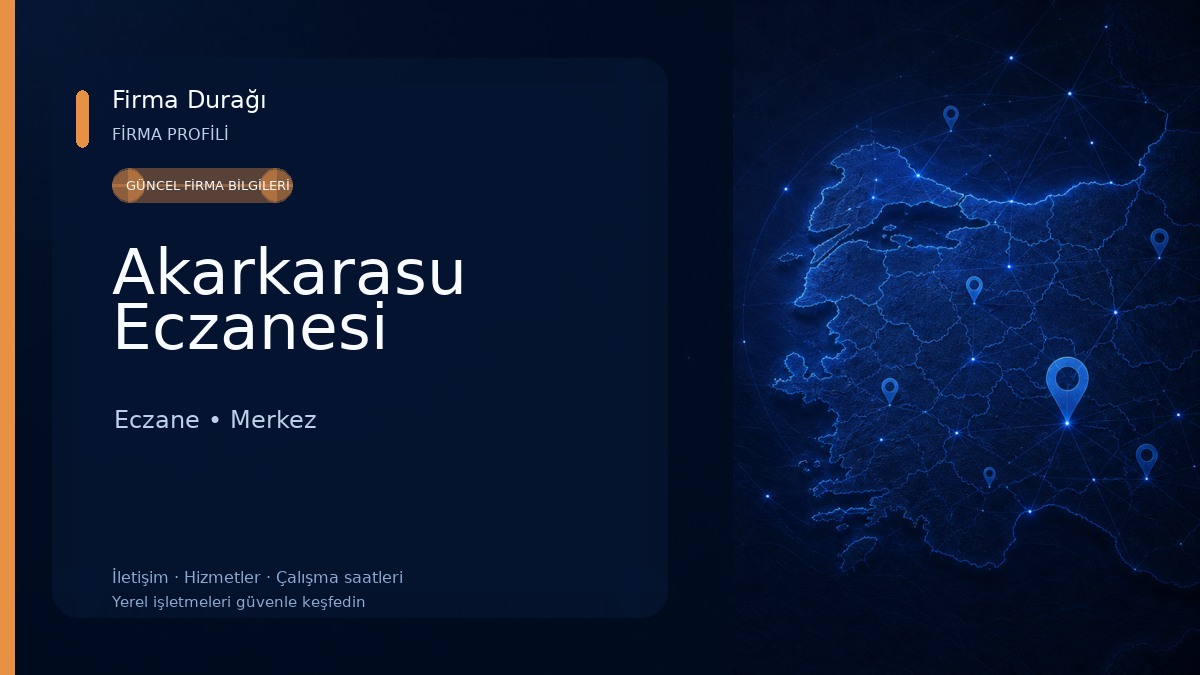 Akarkarasu Eczanesi