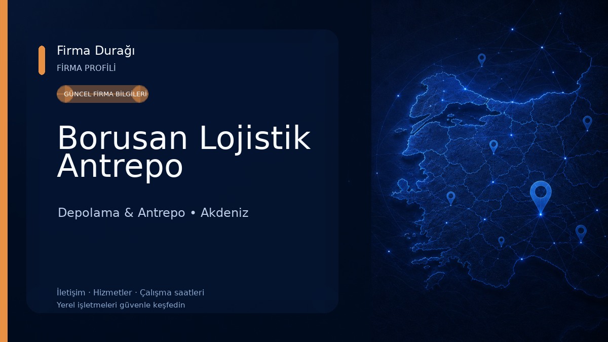 Borusan Lojistik Antrepo