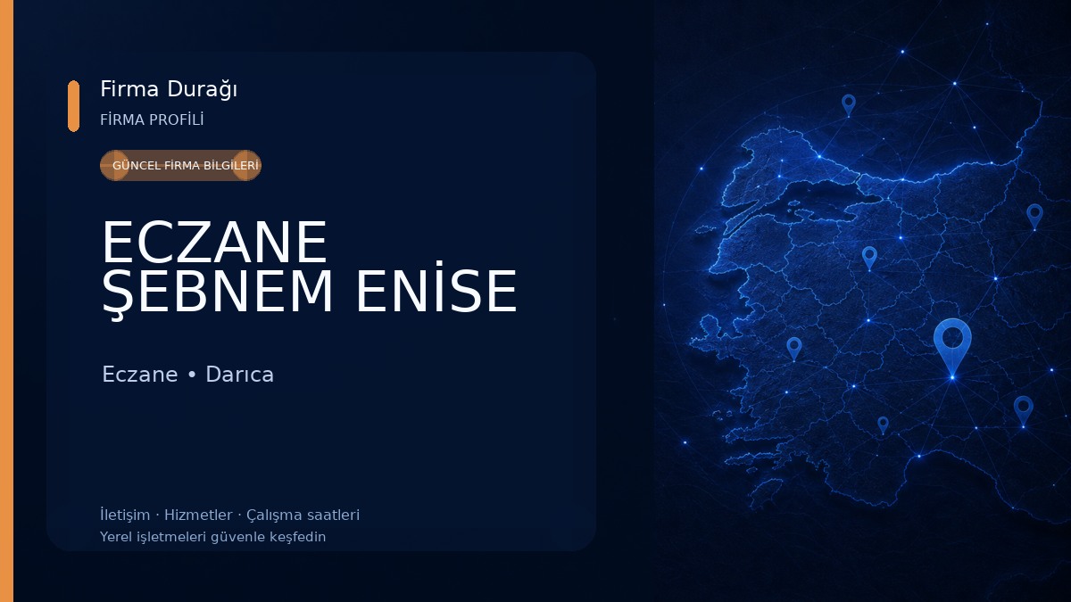 ECZANE ŞEBNEM ENİSE