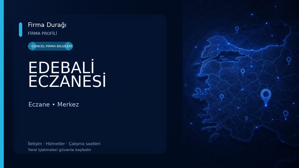 EDEBALİ ECZANESİ