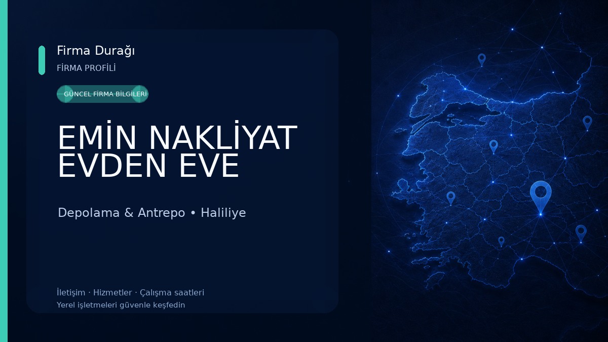 EMİN NAKLİYAT EVDEN EVE