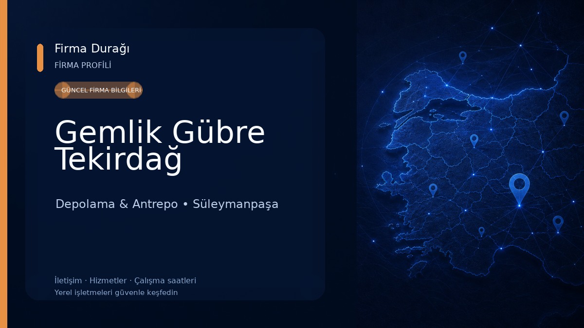 Gemlik Gübre Tekirdağ