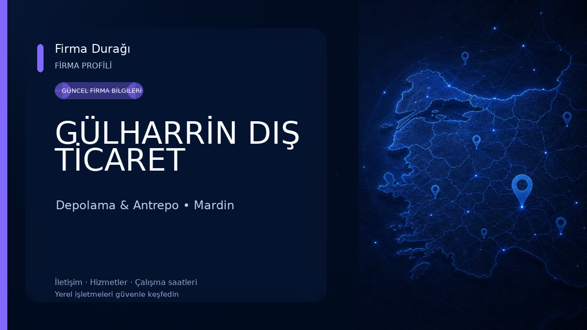 GÜLHARRİN DIŞ TİCARET