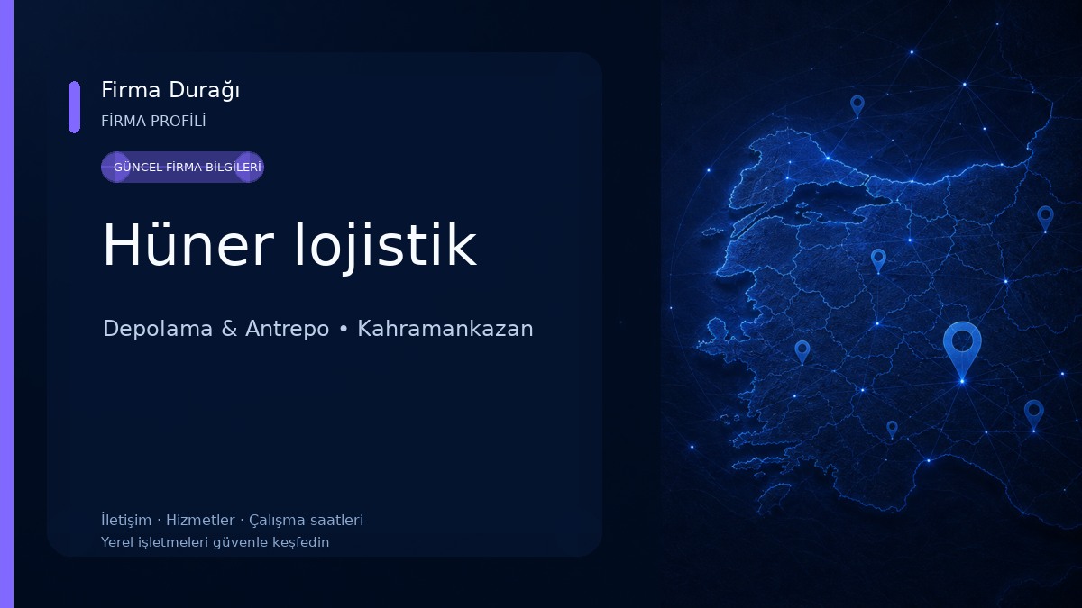 Hüner lojistik