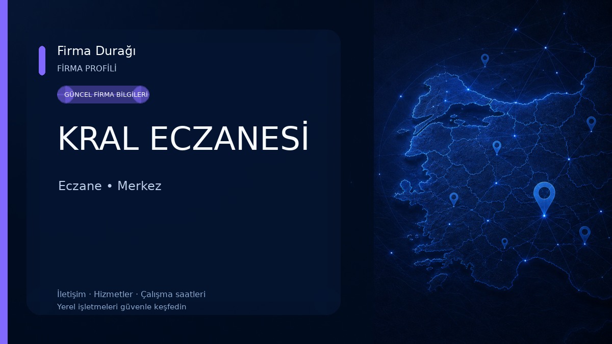 KRAL ECZANESİ