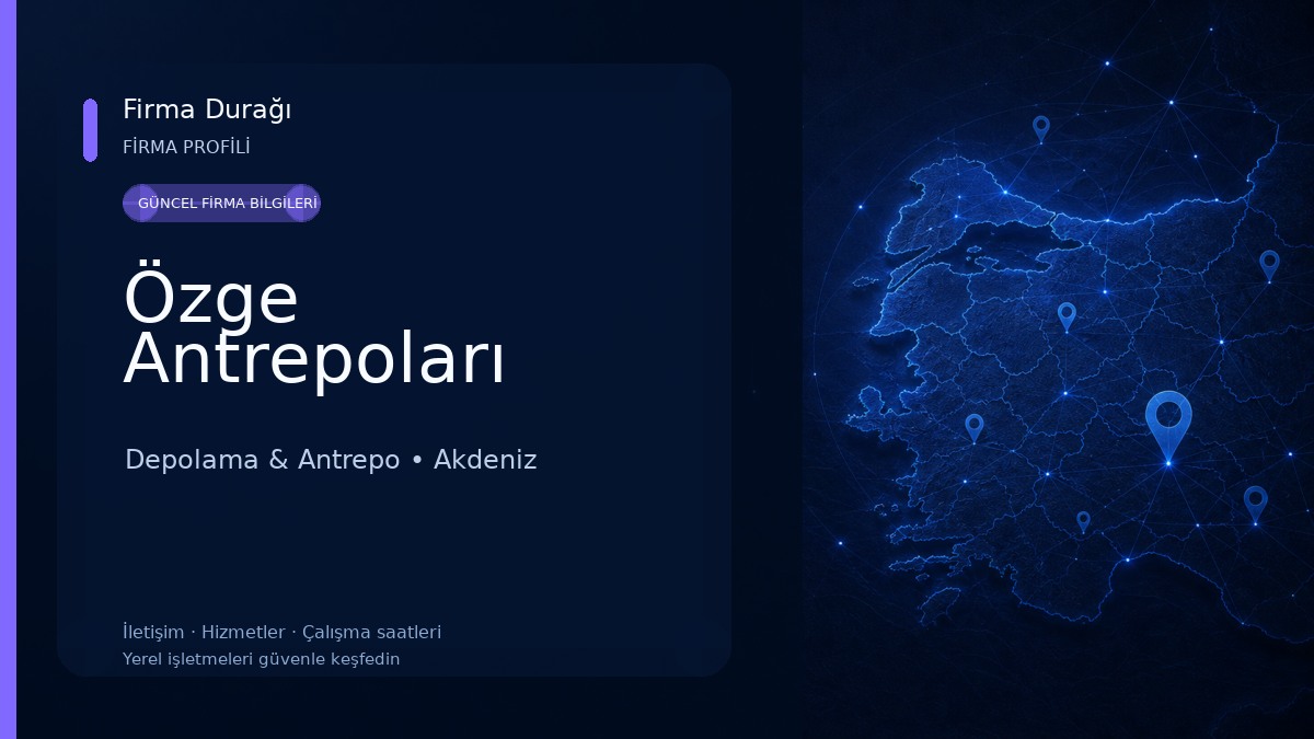 Özge Antrepoları