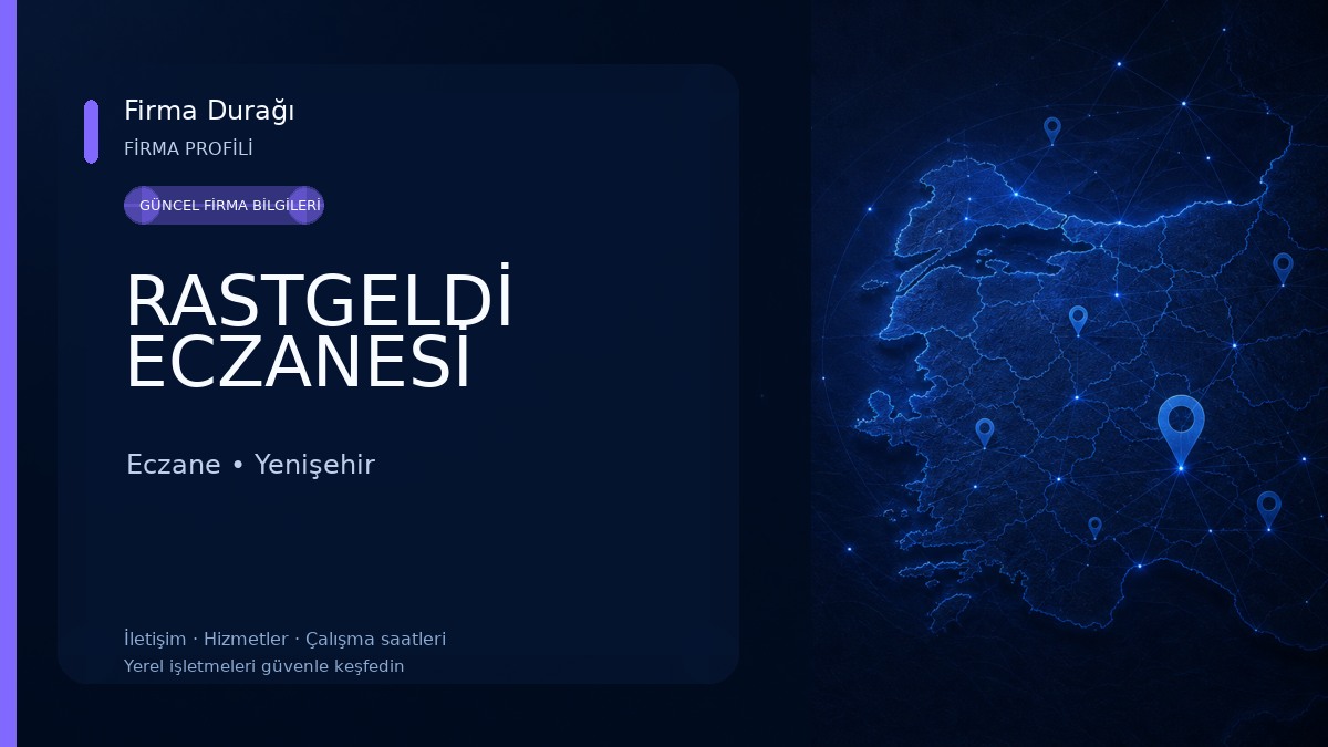RASTGELDİ ECZANESİ