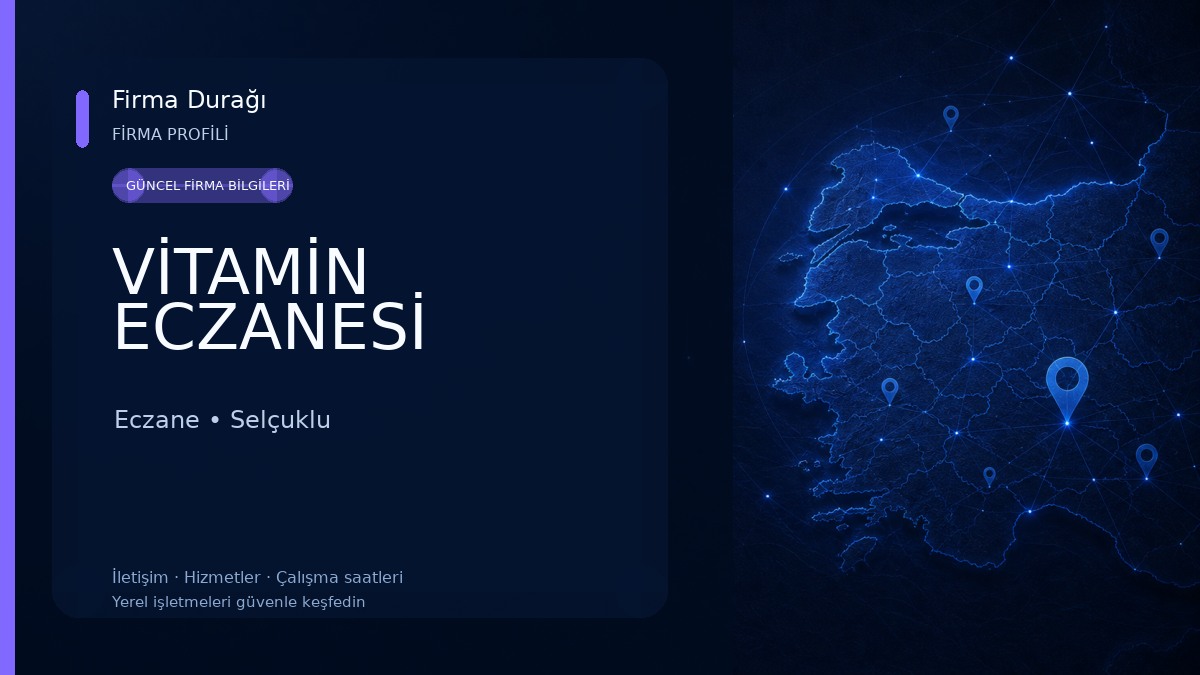 VİTAMİN ECZANESİ